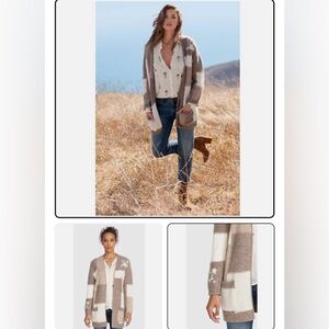 Johnny Was Long Embroidered Sweater